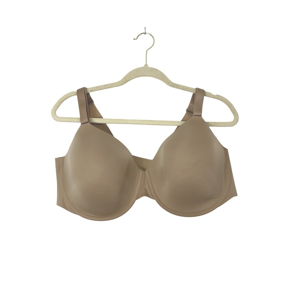Soma Bra Vanishing 360 Perfect Coverage Tan Womens 44D Smoothing Comfort T Shirt